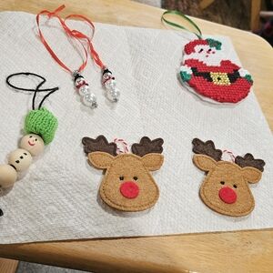 Reindeer Felt Ornaments for Kids
